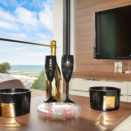 Marine Hotel Apartament Prywatny Studio Widok Na Morze Basen Sauna Jacuzzi 5 Pietro 科沃布热格 外观 照片