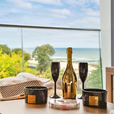 Marine Hotel Apartament Prywatny Studio Widok Na Morze Basen Sauna Jacuzzi 5 Pietro 科沃布热格 外观 照片